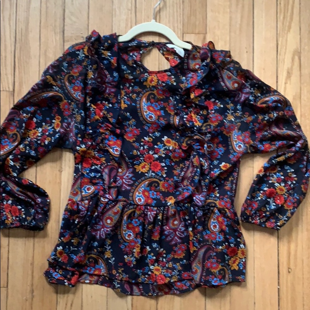 Paisley printed blouse